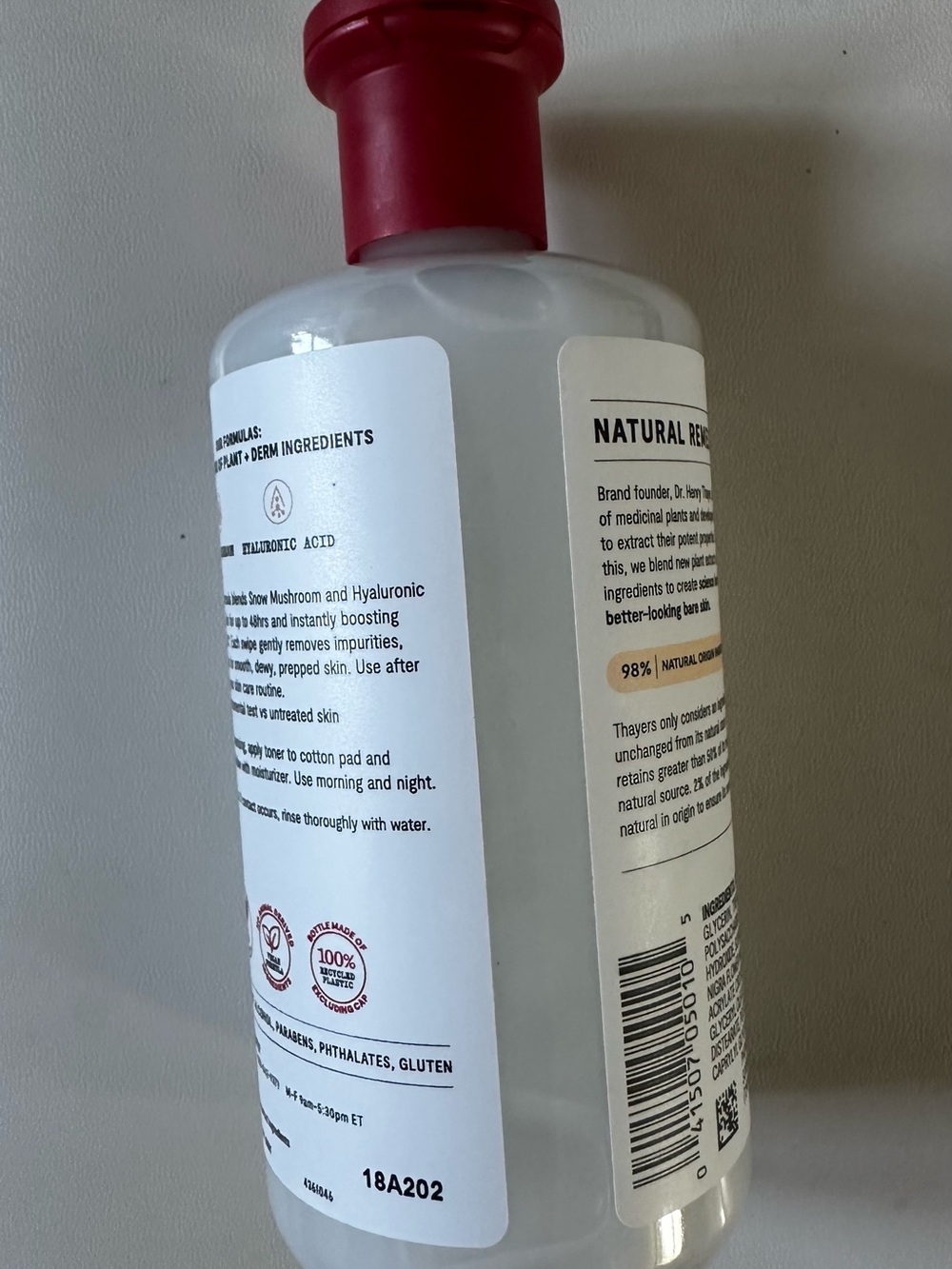 Thayers Toner - Picture 2 of 3